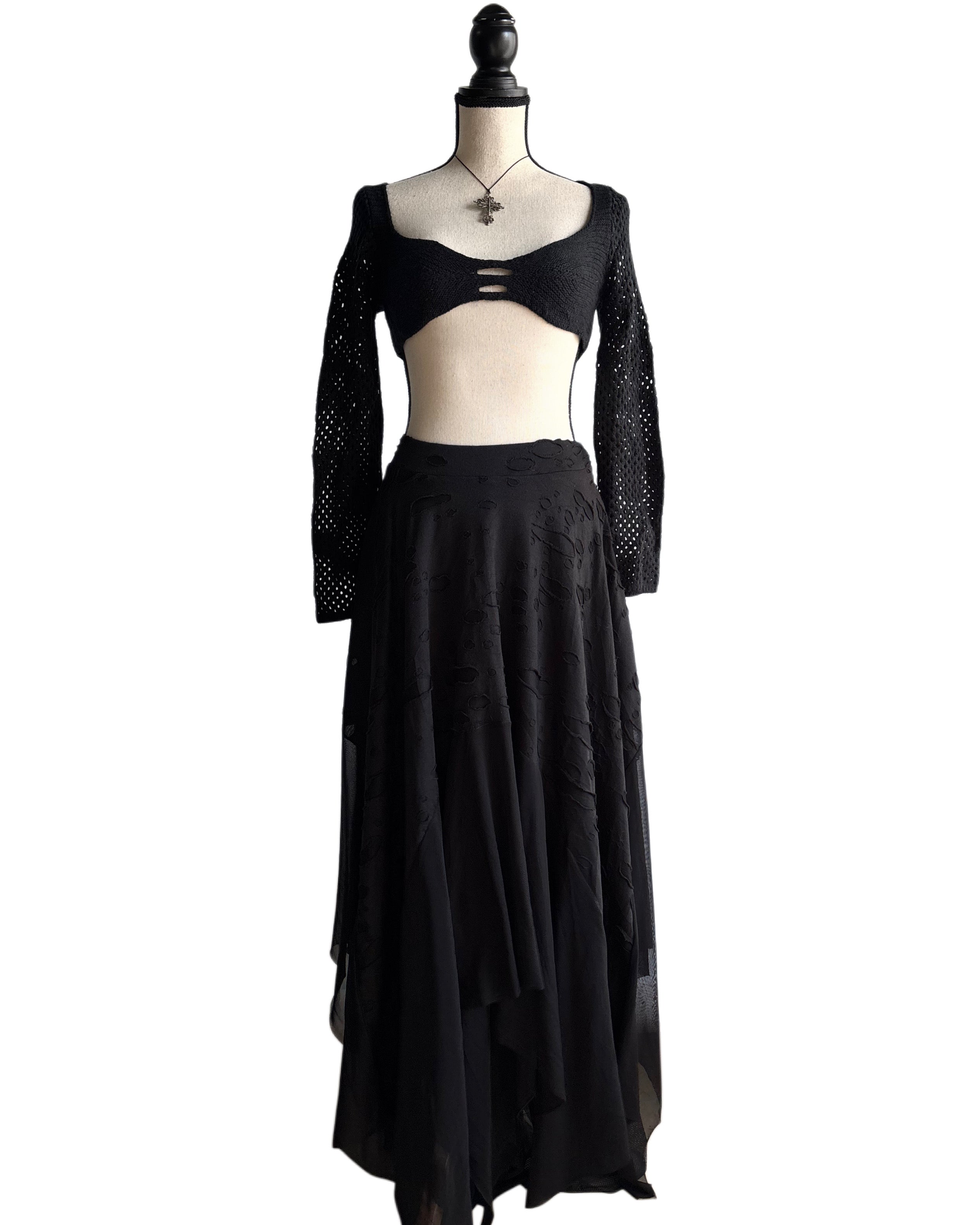 Vintage asymmetrical skirt