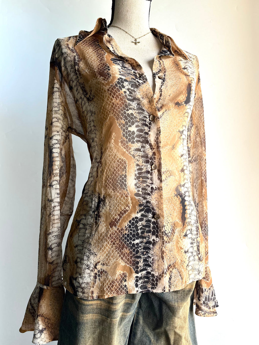 vintage mesh shirt