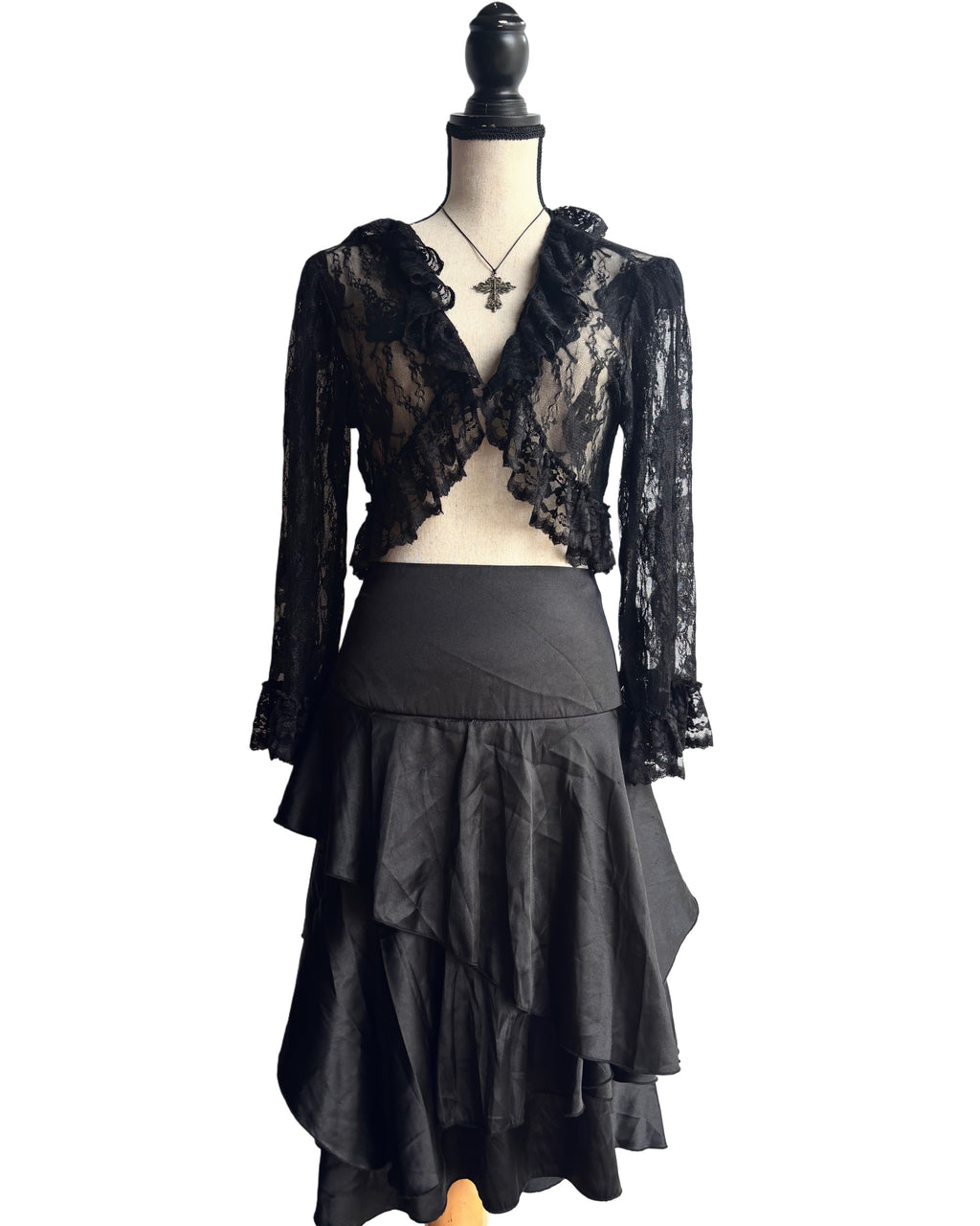 Vintage ruffle skirt