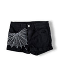 gothic style micro shorts