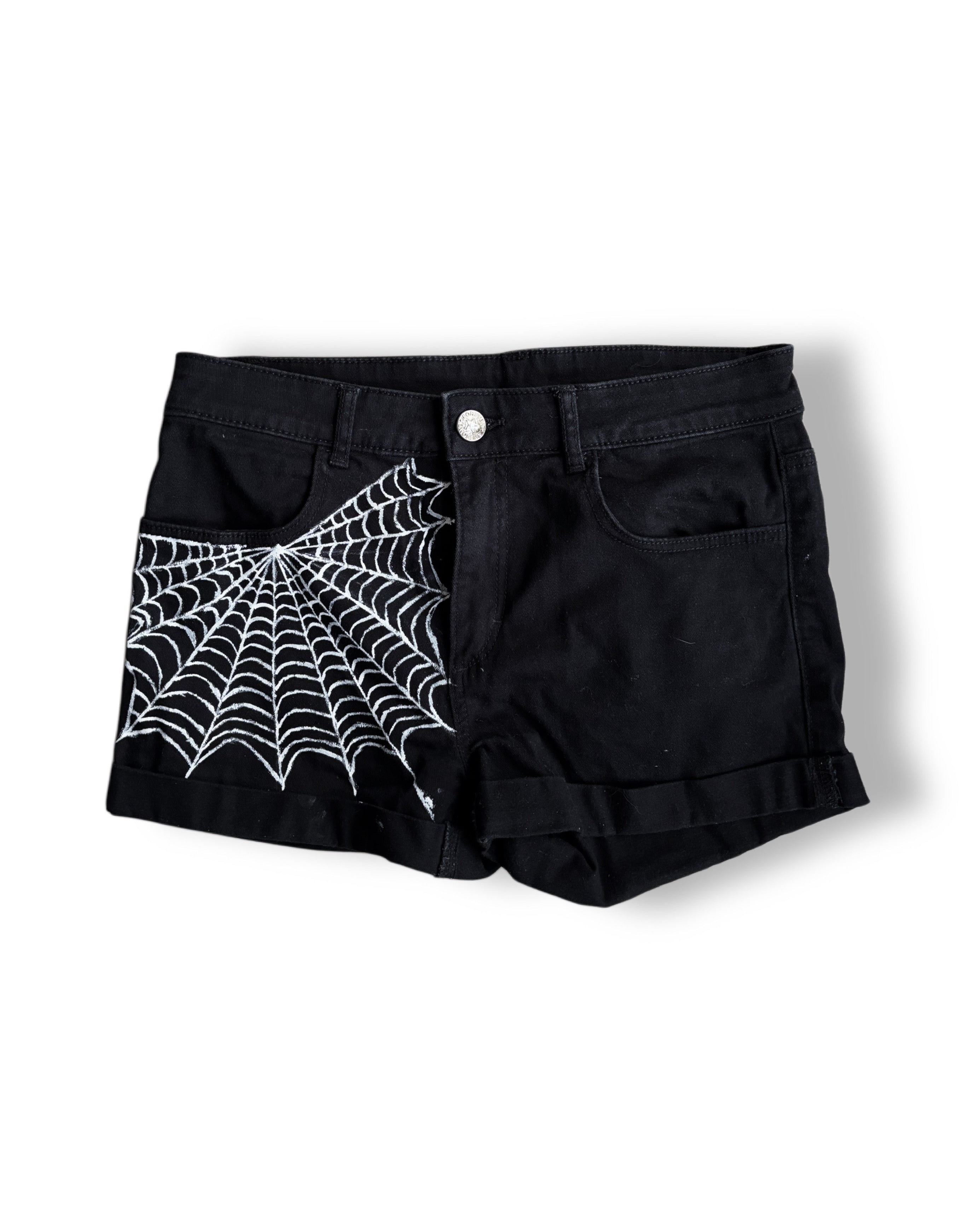 gothic style micro shorts