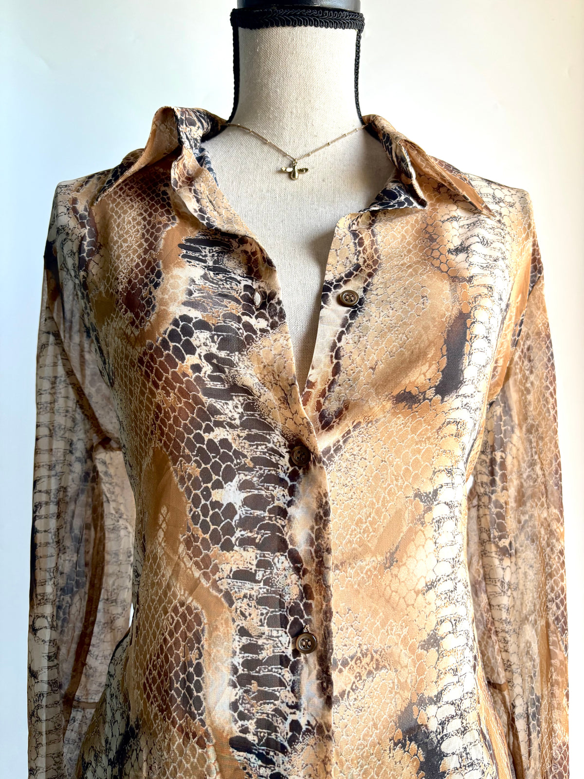 vintage mesh shirt