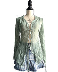 Green mesh cover up