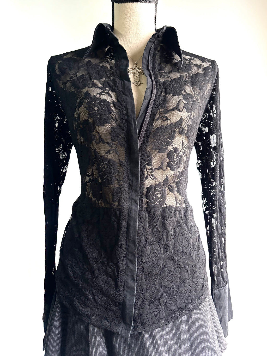 vintage grunge zipper
