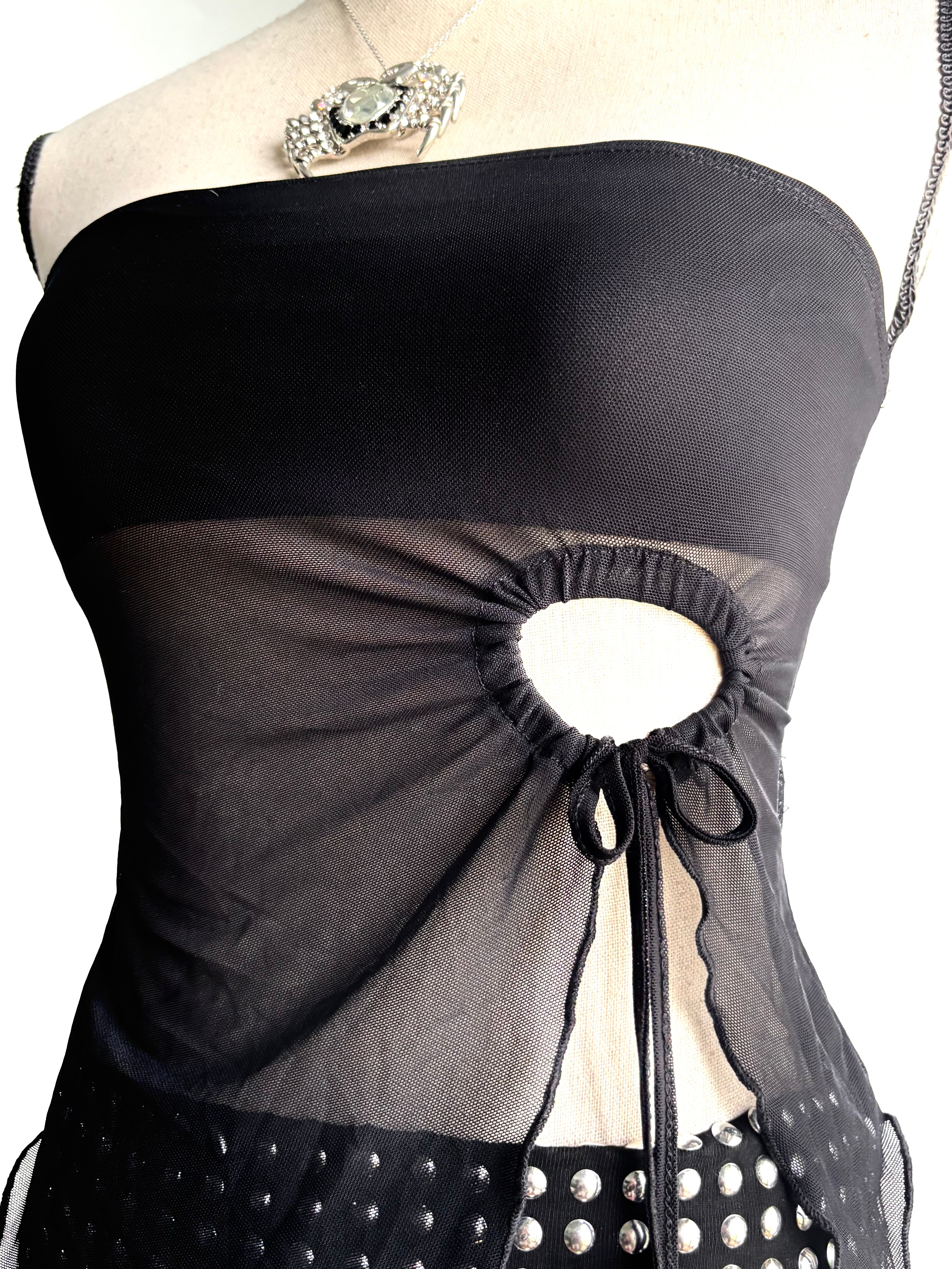 Mesh tube top