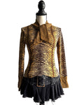 Y2k top with scarf