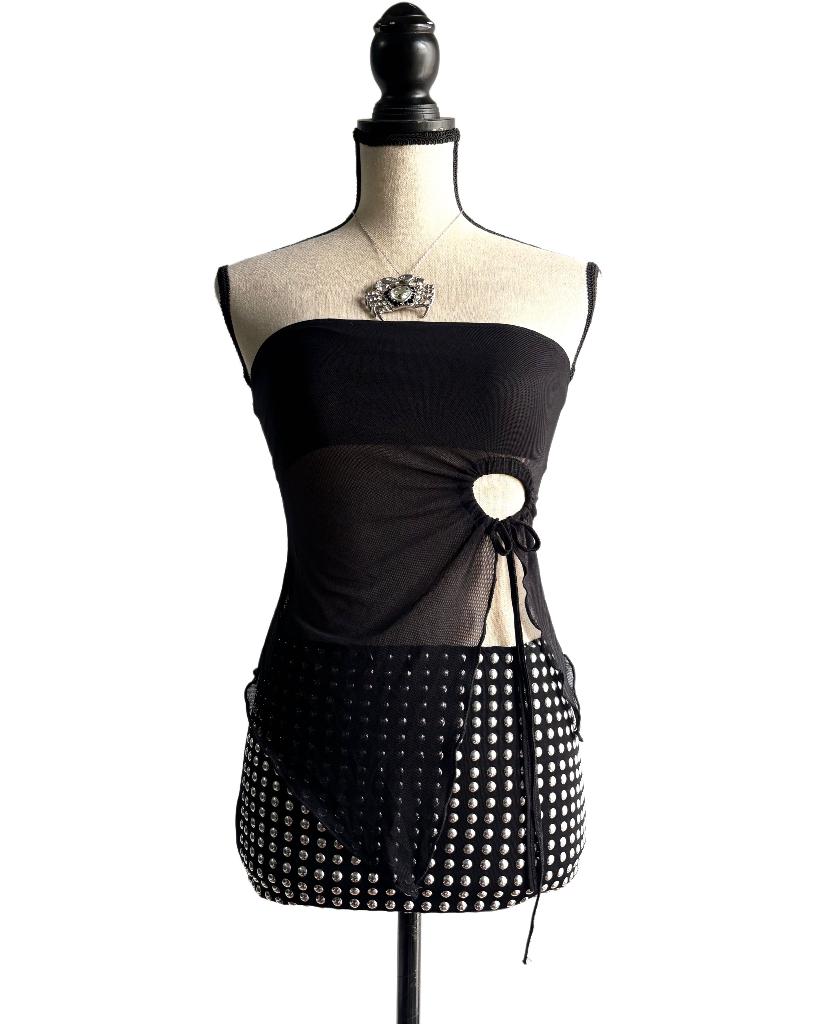 Mesh tube top