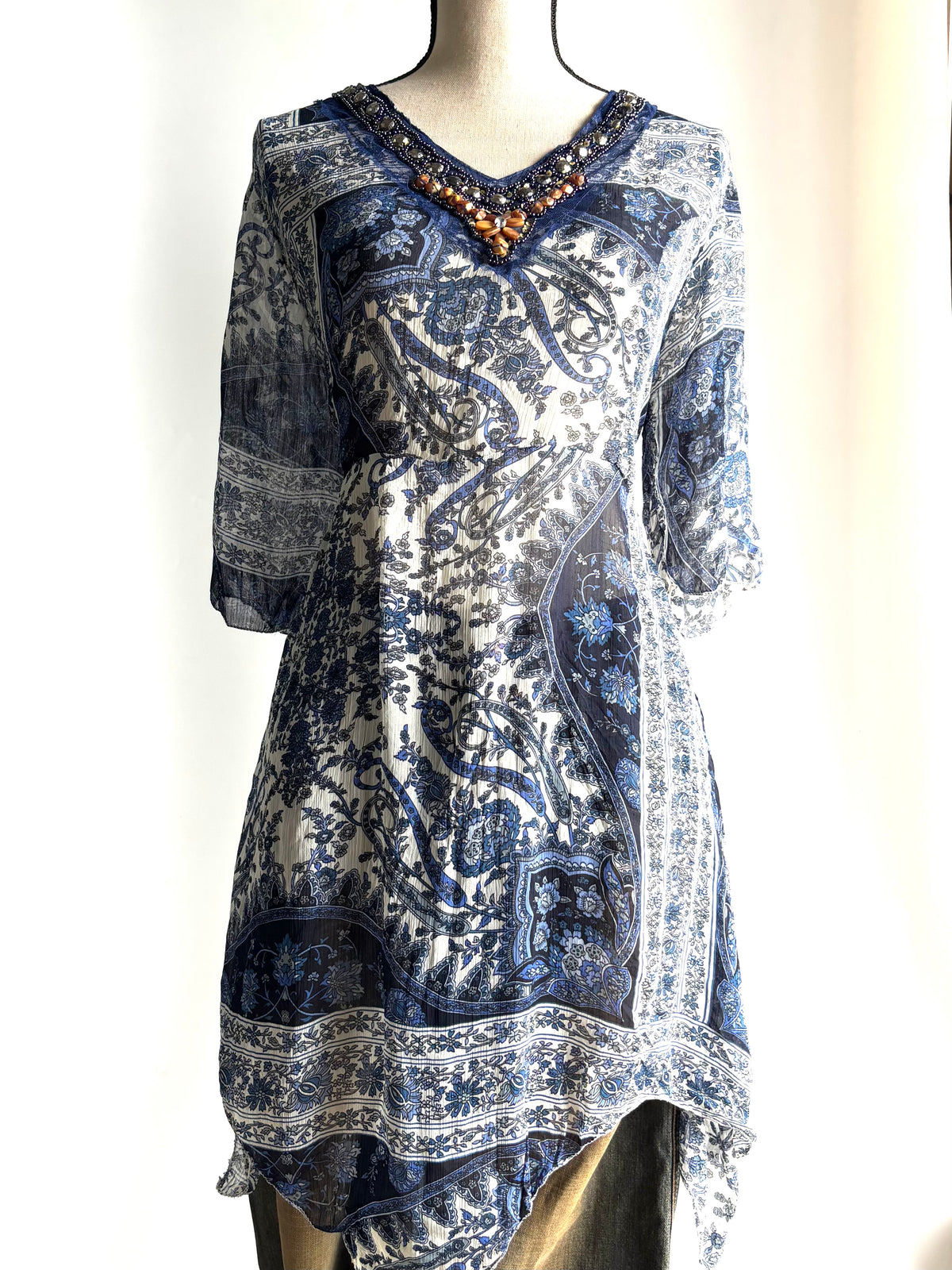 desi asymmetrical kurti