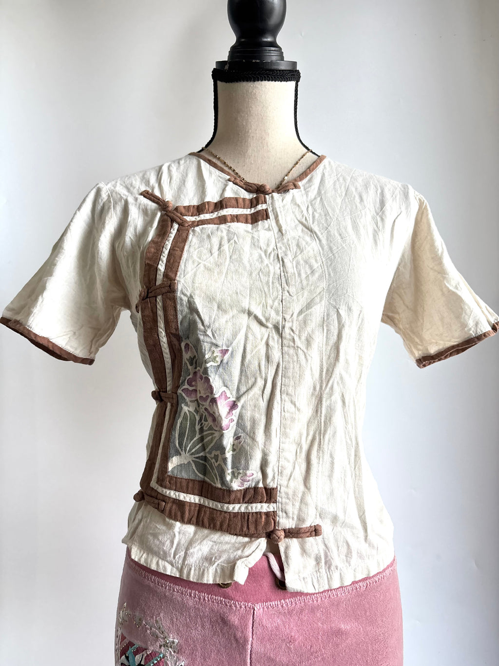 vintage white top