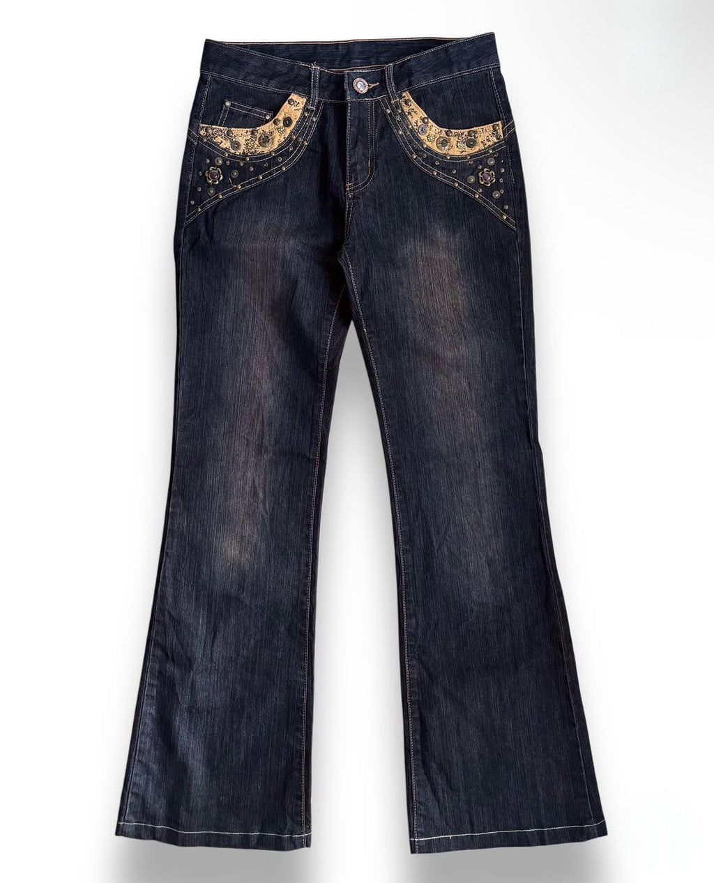 Y2k worked jeans