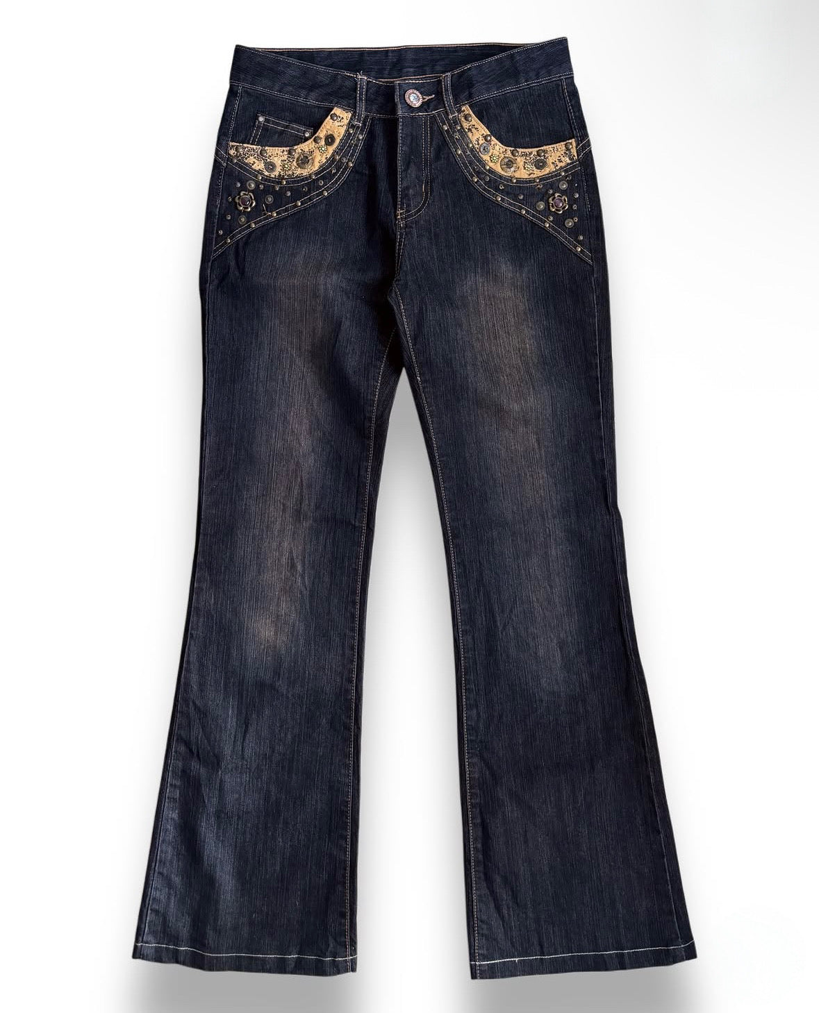 Y2k worked jeans