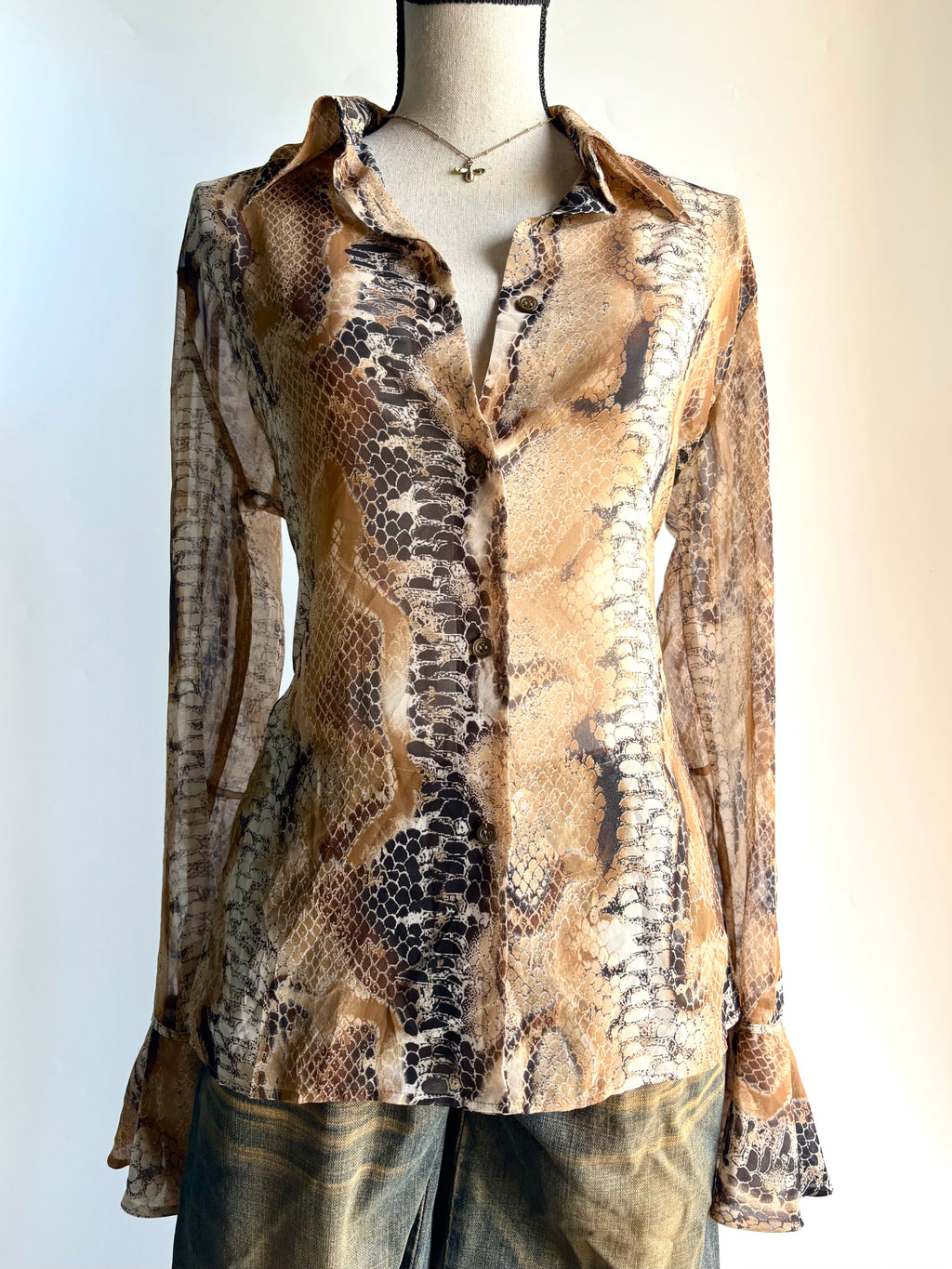 vintage mesh shirt