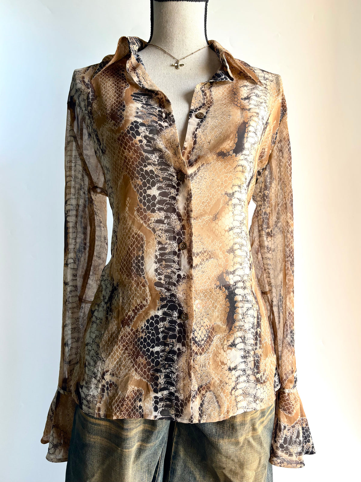 vintage mesh shirt