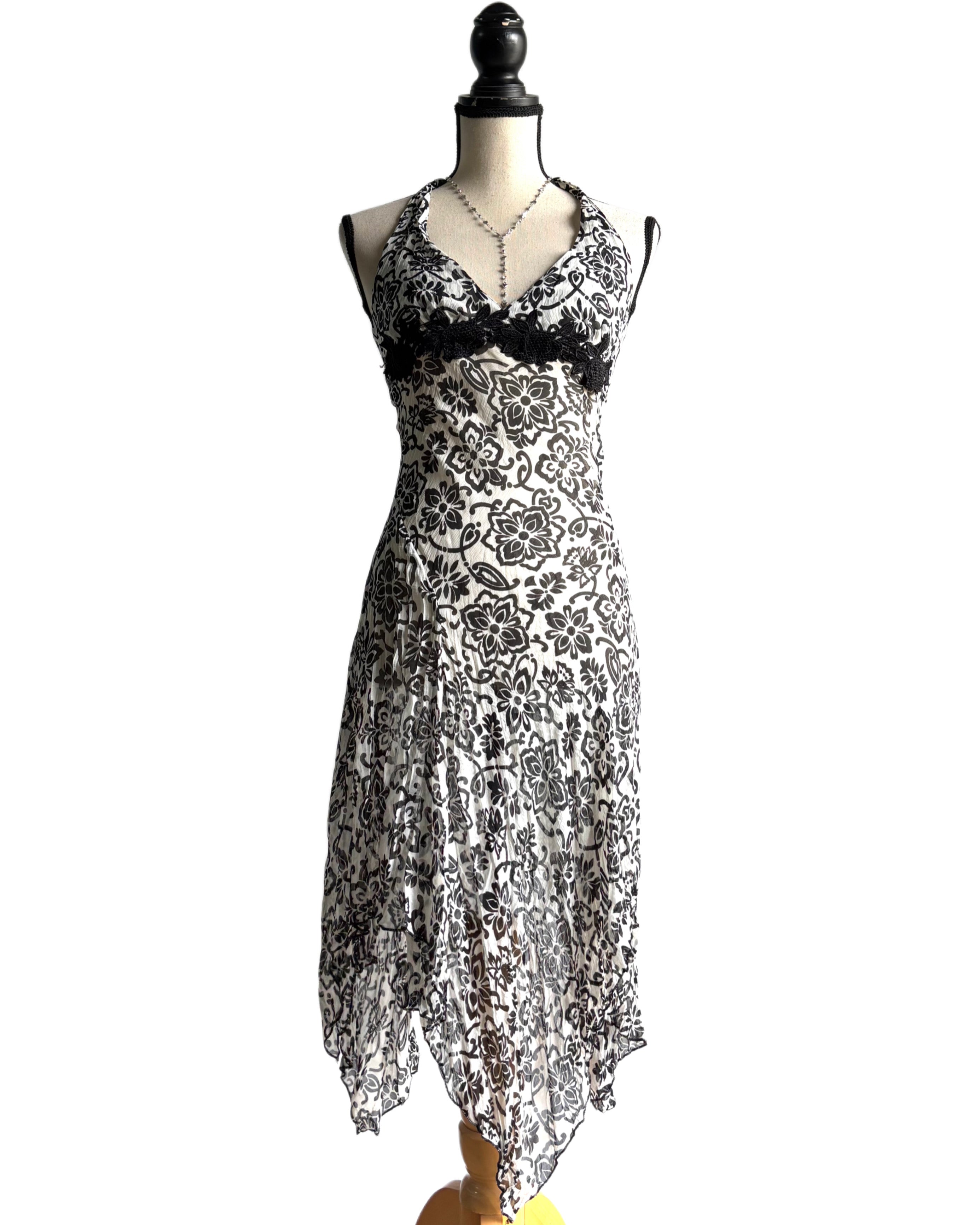 90s asymmetrical dress
