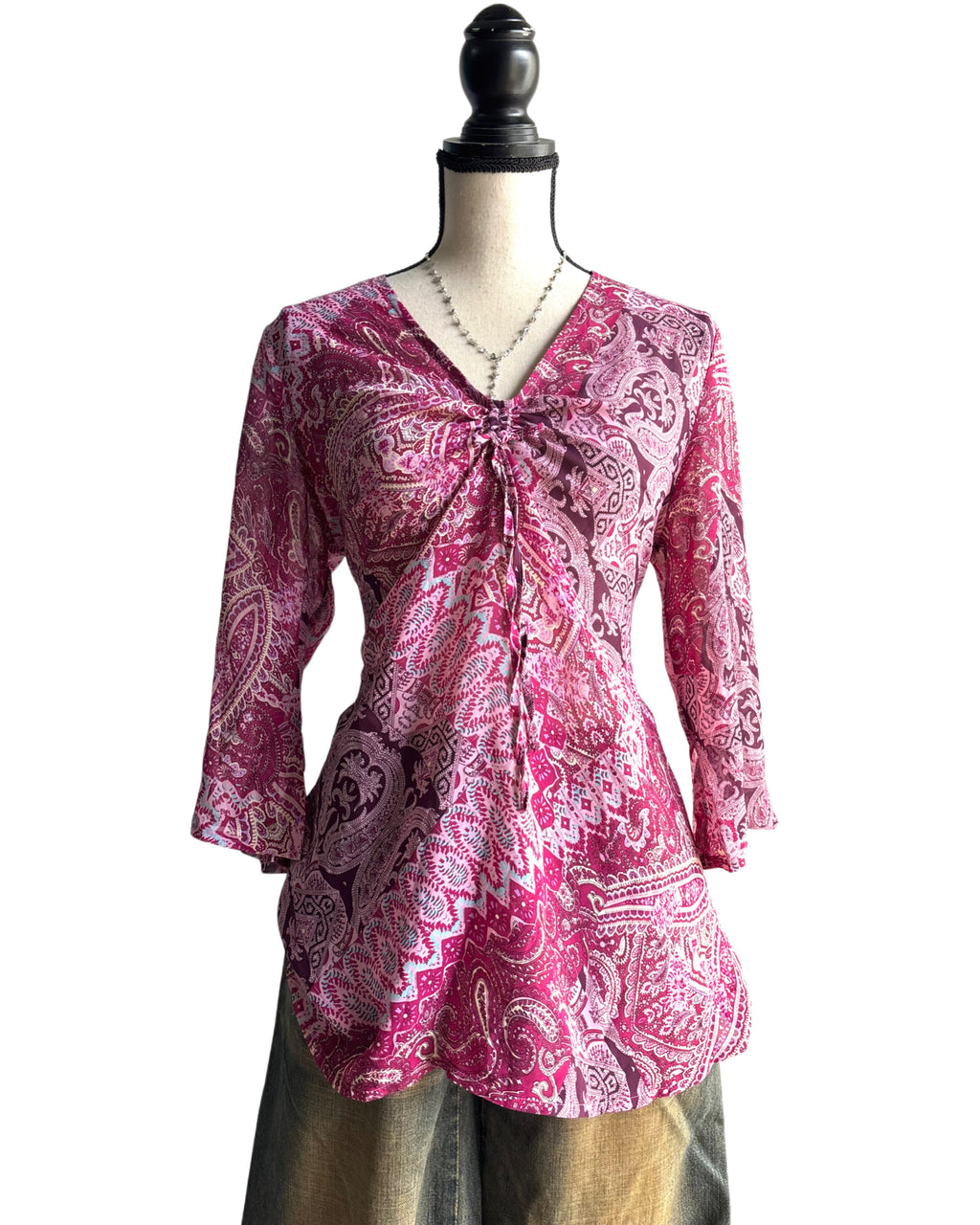 gulabi desi top
