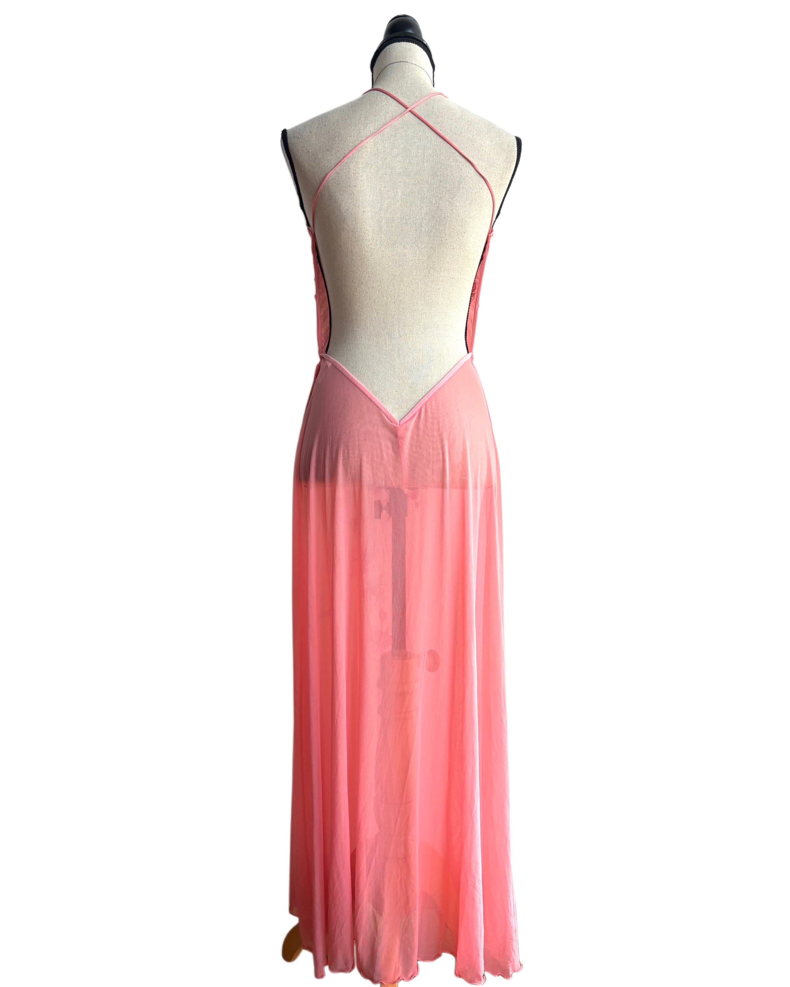 Vintage style mesh dress