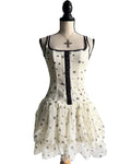 Y2k polka dot dress