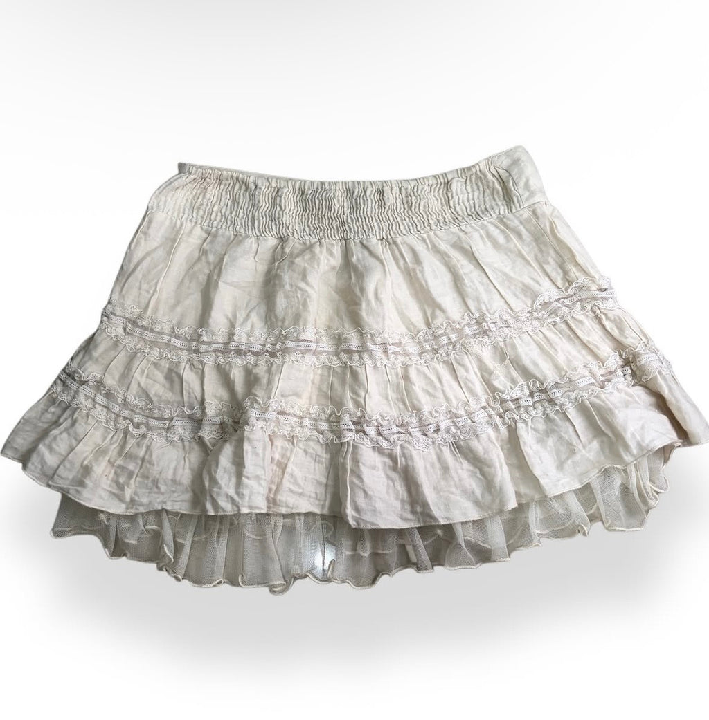 angel ruffle skirt
