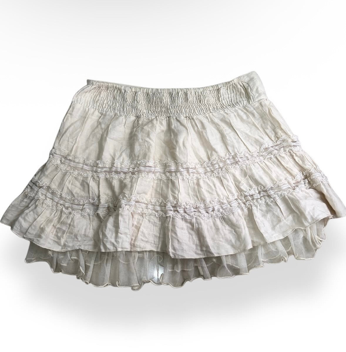 angel ruffle skirt