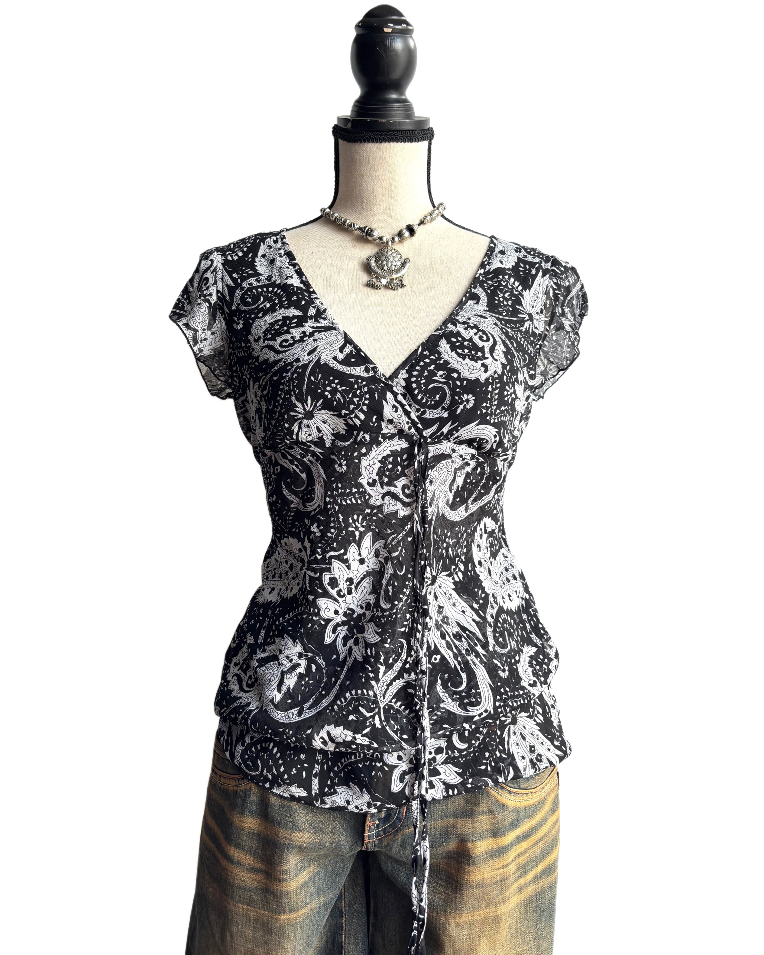 Desi fitted top