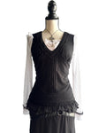 vintage style fitted top