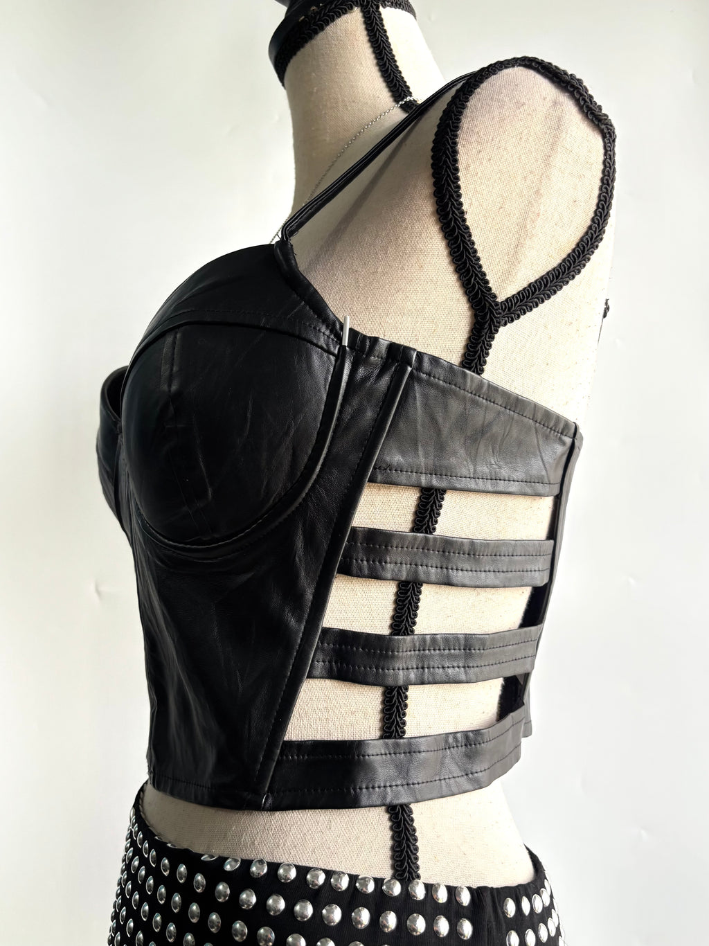 grunge corset top (padded)