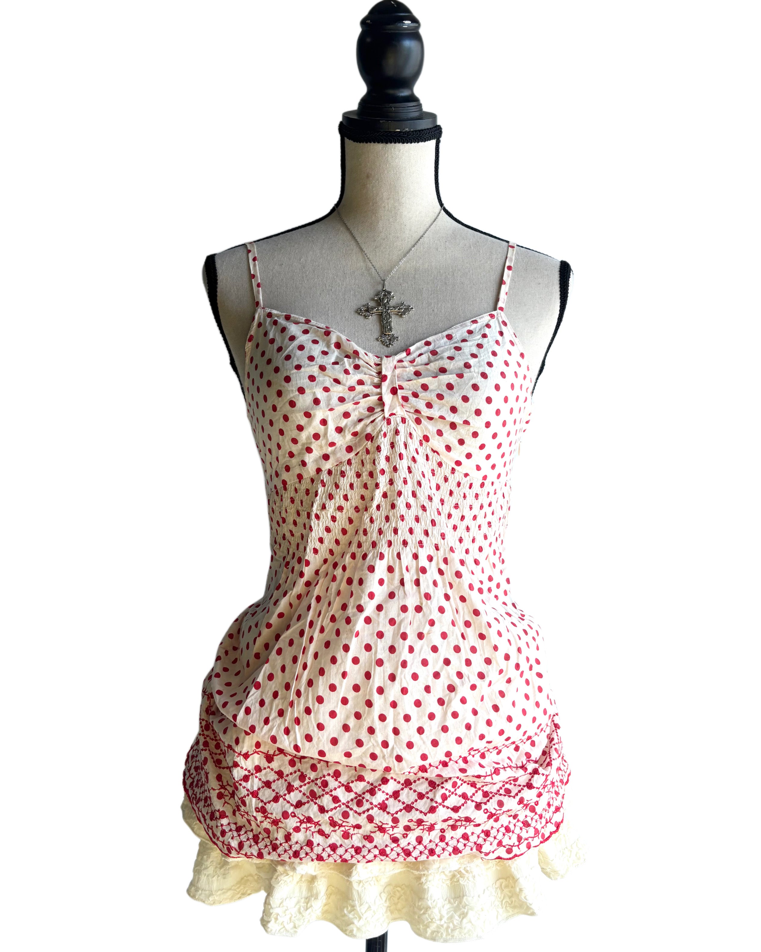 Polka dot cami