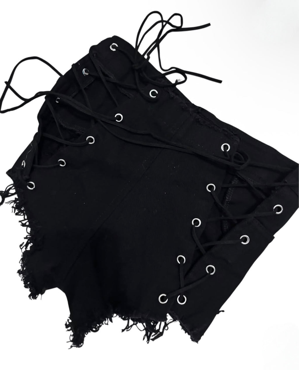 Micro cut out shorts