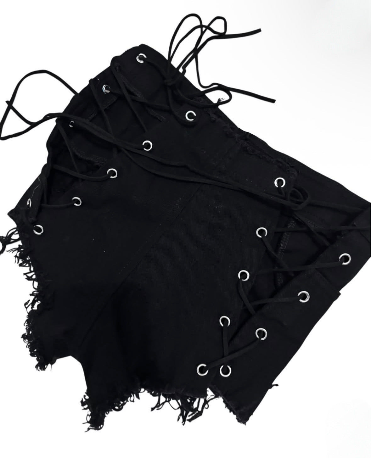 Micro cut out shorts
