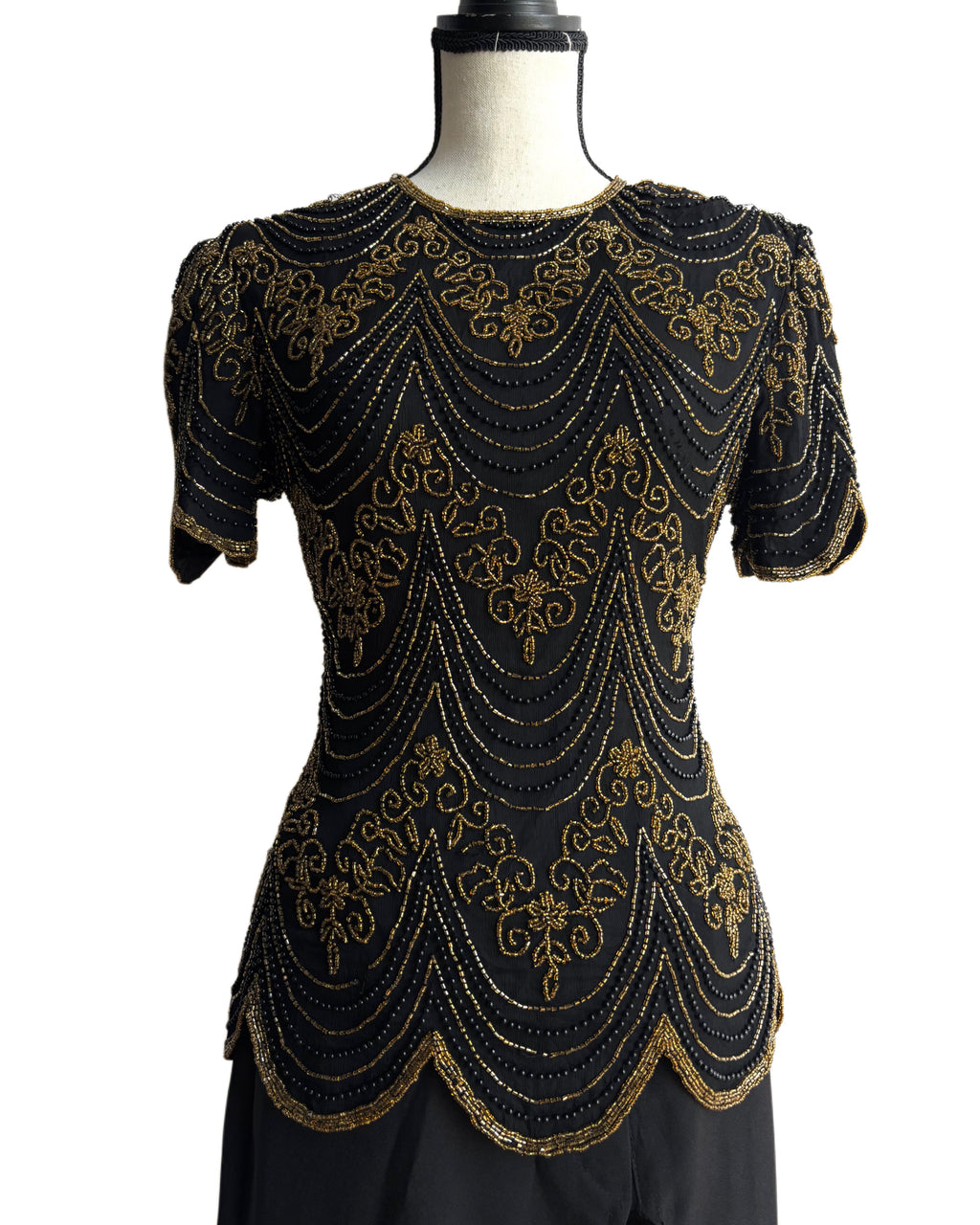 Vintage beaded top