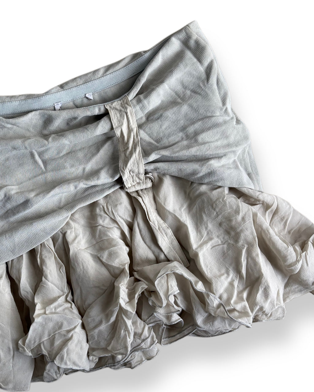 Micro ruffle skirt