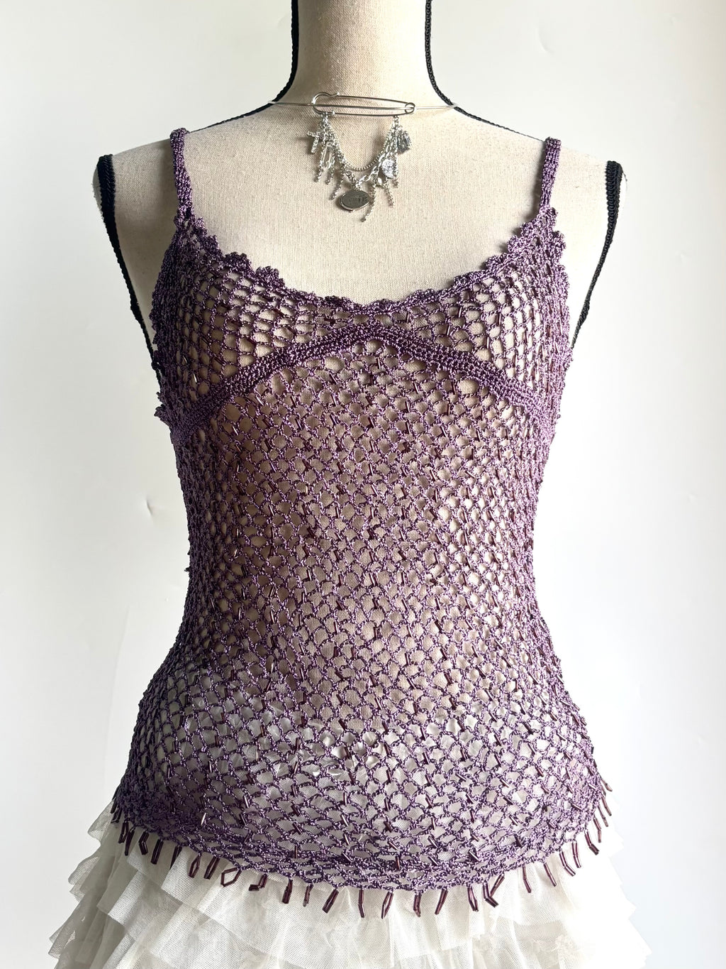 vintage Morgan beaded top
