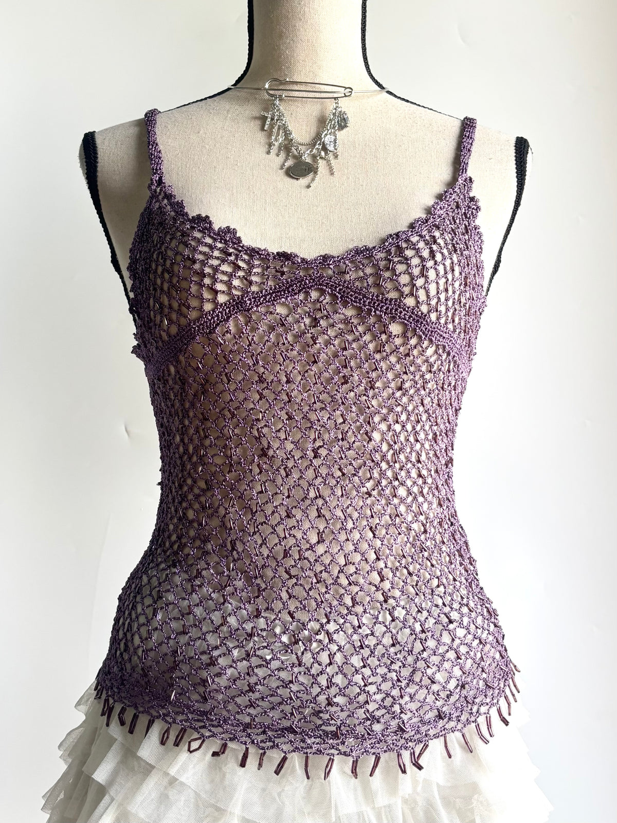 vintage Morgan beaded top