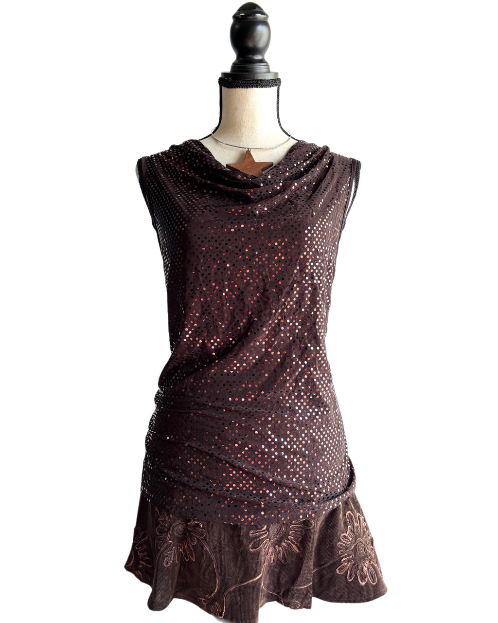Y2k shimmer top
