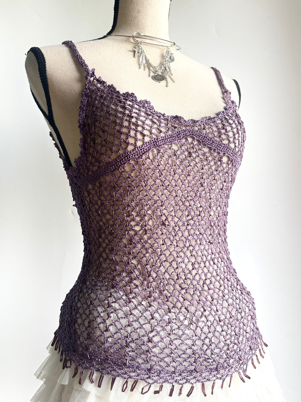 vintage Morgan beaded top