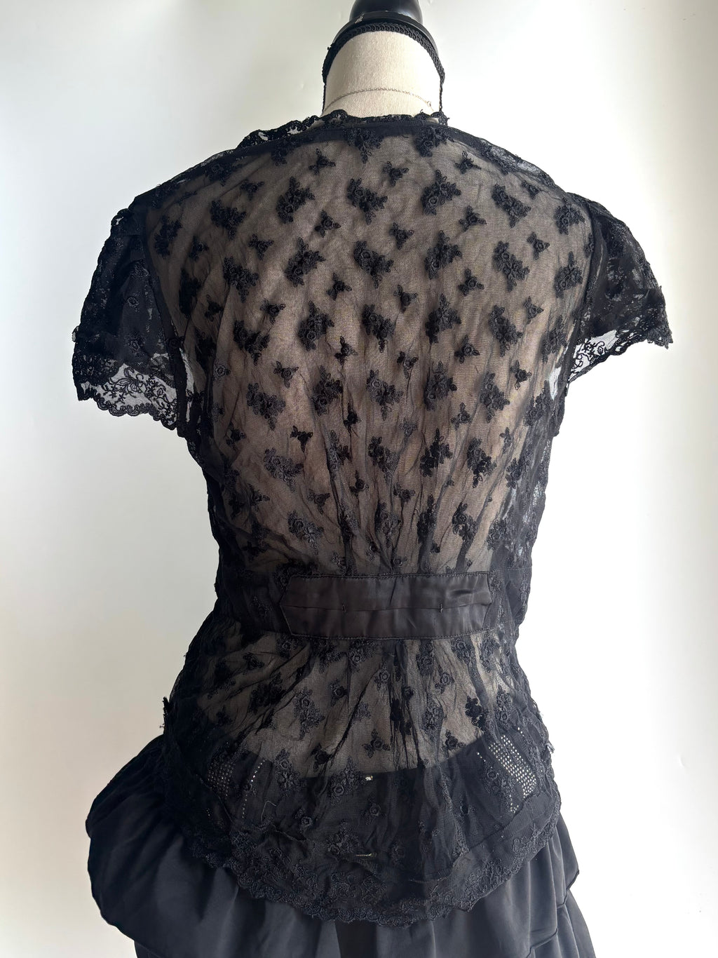 vintage mesh top