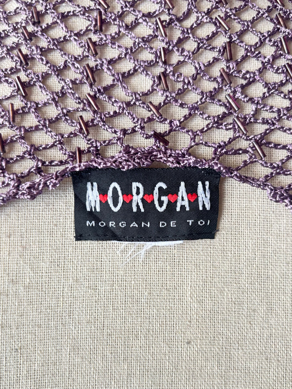vintage Morgan beaded top