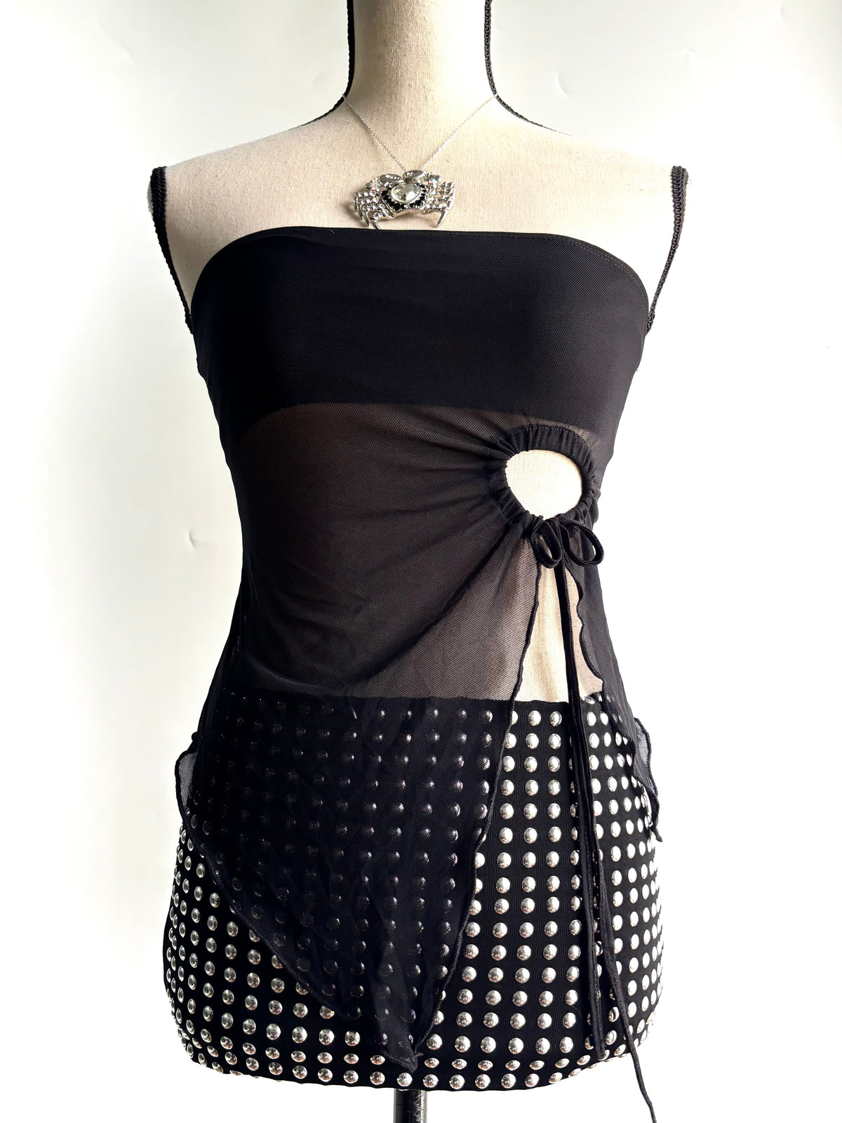 Mesh tube top