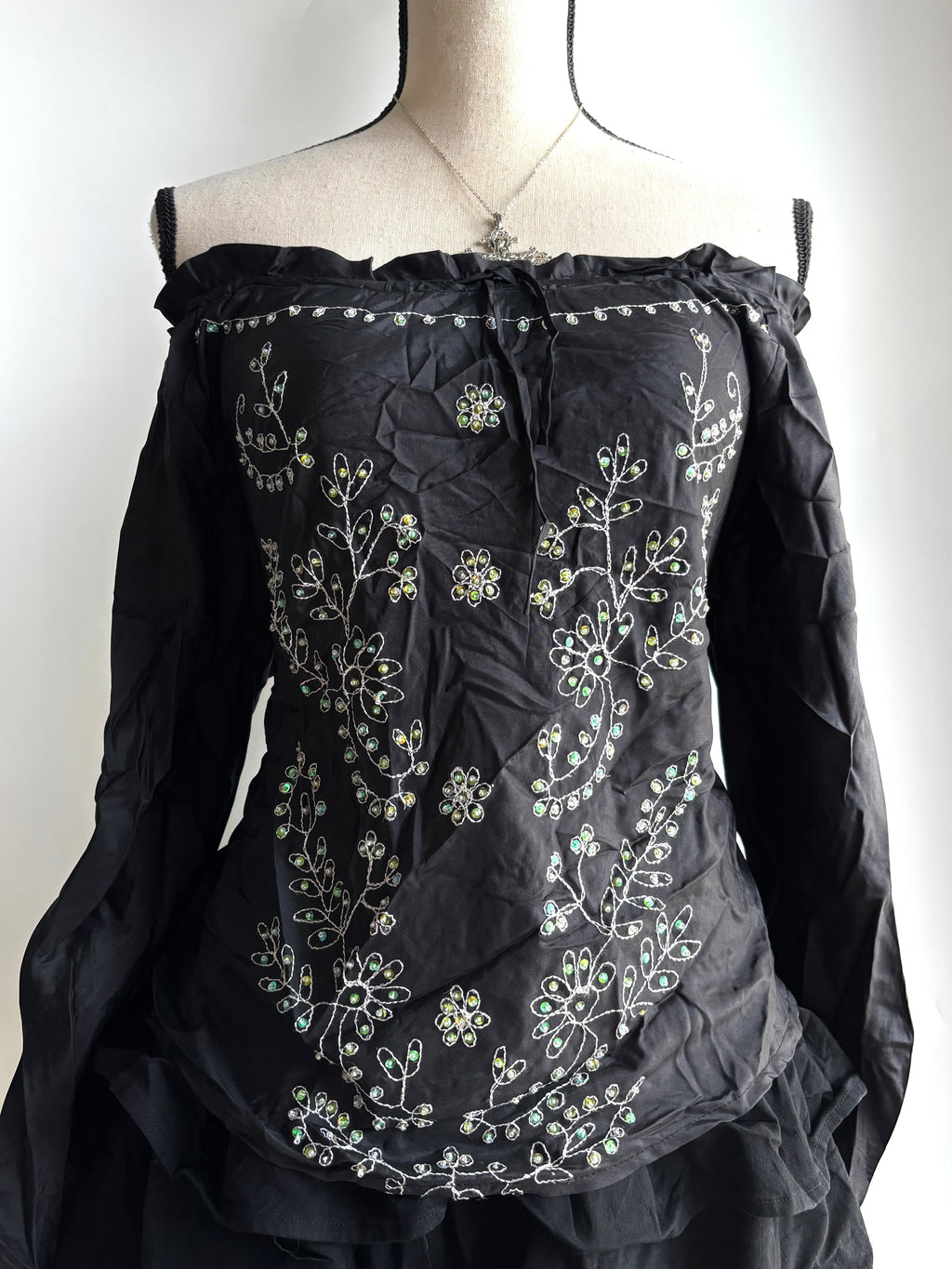 Y2k off shoulder top