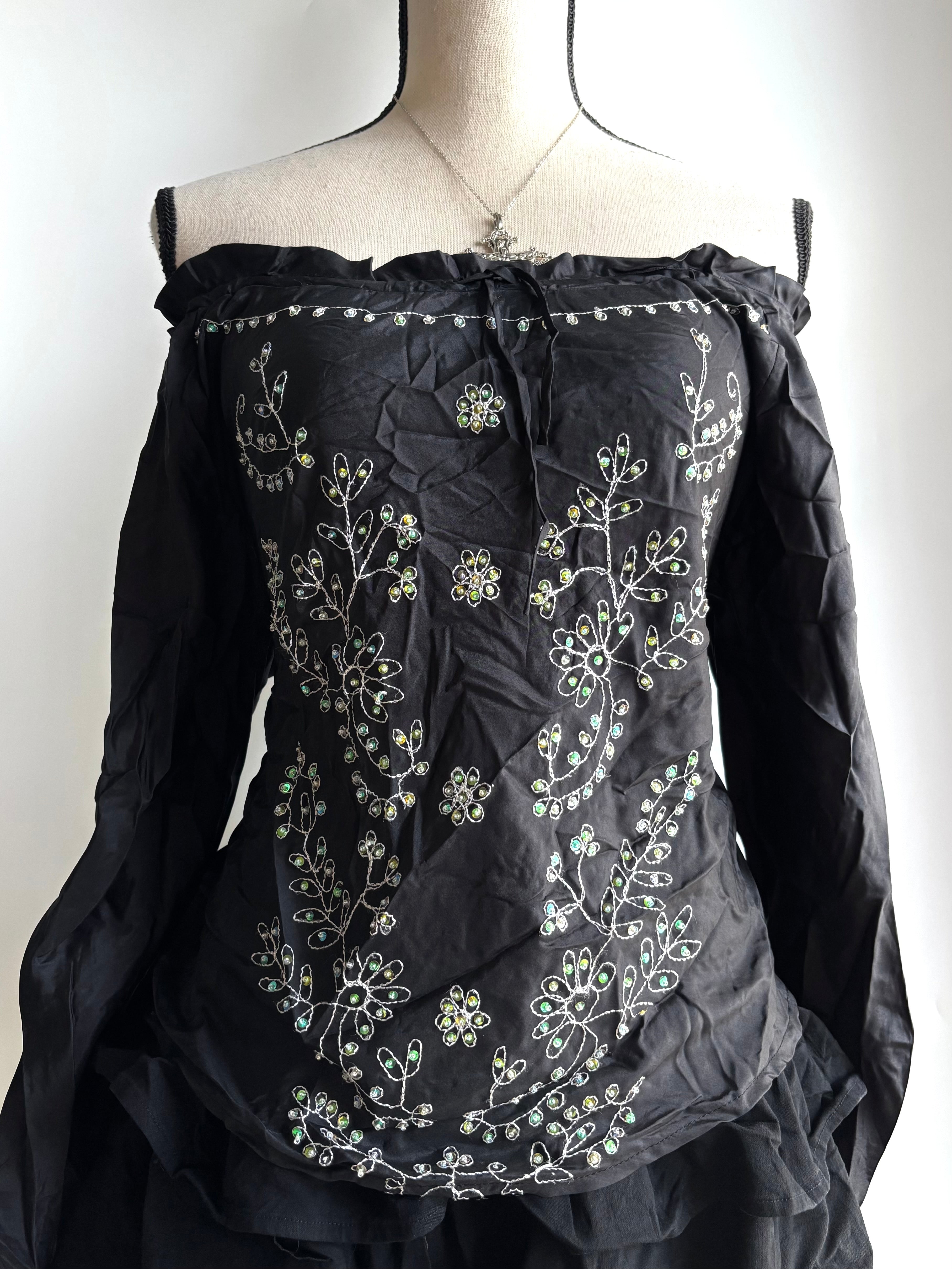 Y2k off shoulder top